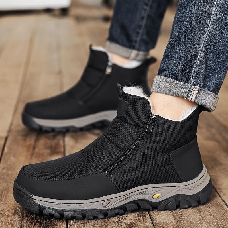 Winter Boots Same Style for Men and Women Soft Bottom Anti-Slip Warmth Preservation Free Shipping Men's Shoes Comfortable Cold Resistant