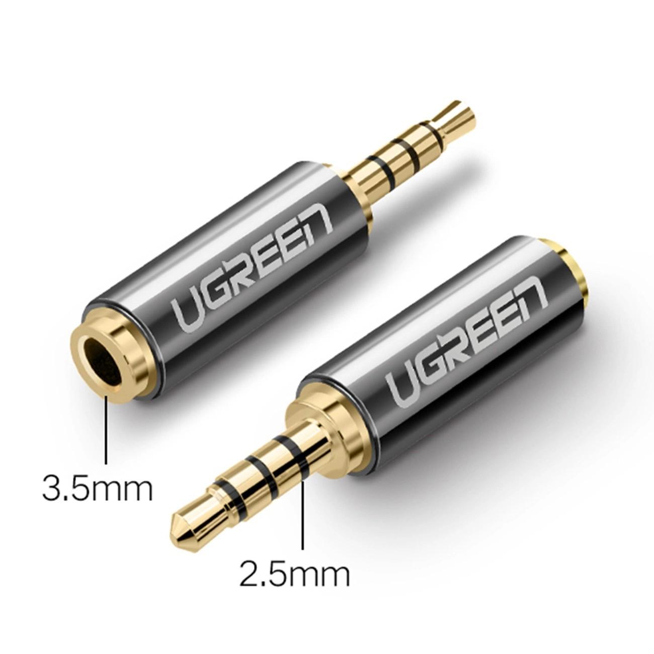 Adaptateur audio Ugreen 2,5 mm vers 3,5 mm noir (20501)
