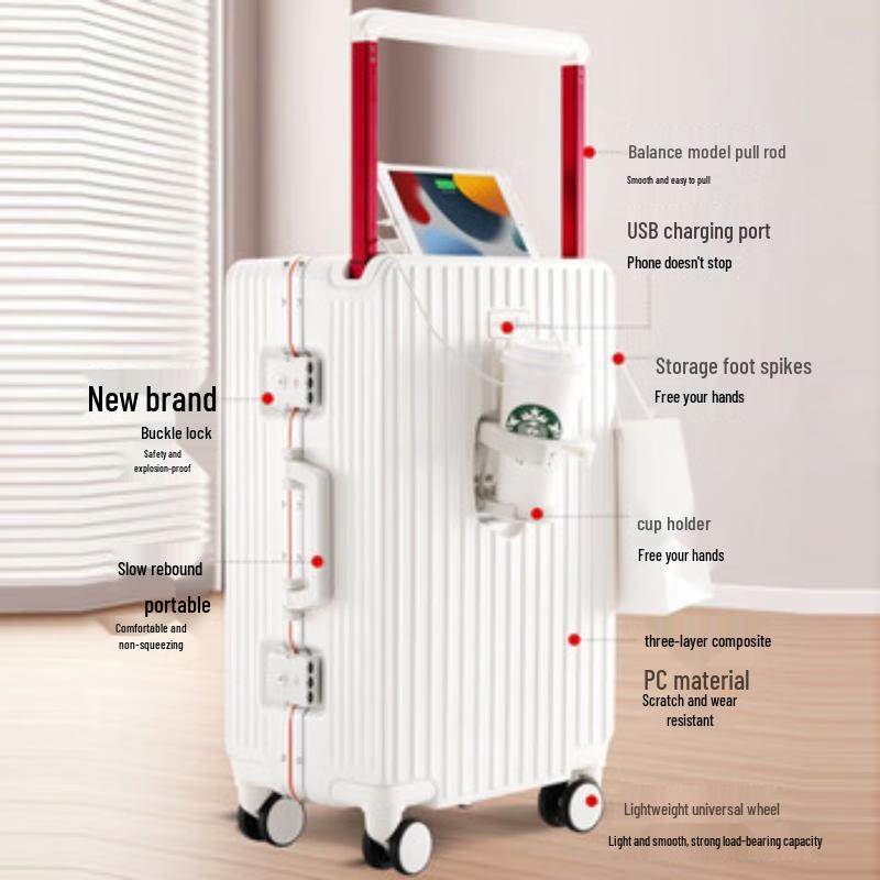 Dijie Helen Premium PC Hardside Carry-On Suitcase