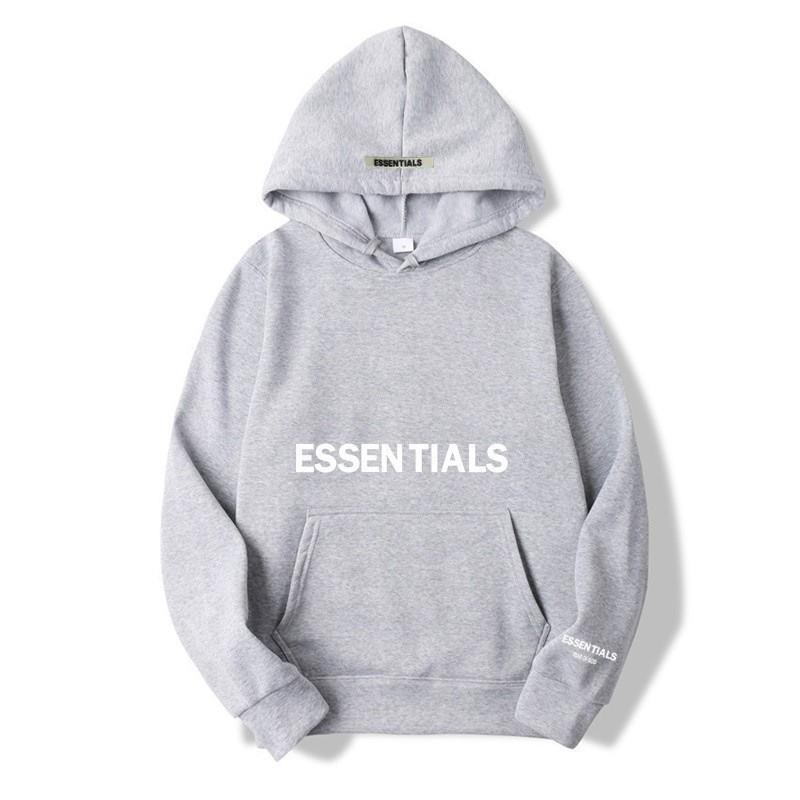 2025 Popular ESS European and American Men's Sweater Hooded Sweater Pullover Men's Hooded Sweater Velvet