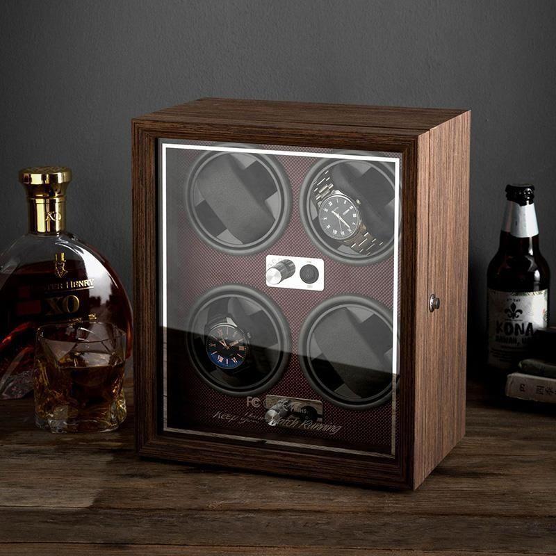 Luxury Wood Mechanical Watch Storage Box Intelligent Watch Winder Automatic Watch Box Winding Device
