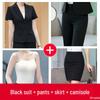 Elegant Women's Summer Suit Set - Professional, Short-Sleeved Front Desk Uniform, Thin Style