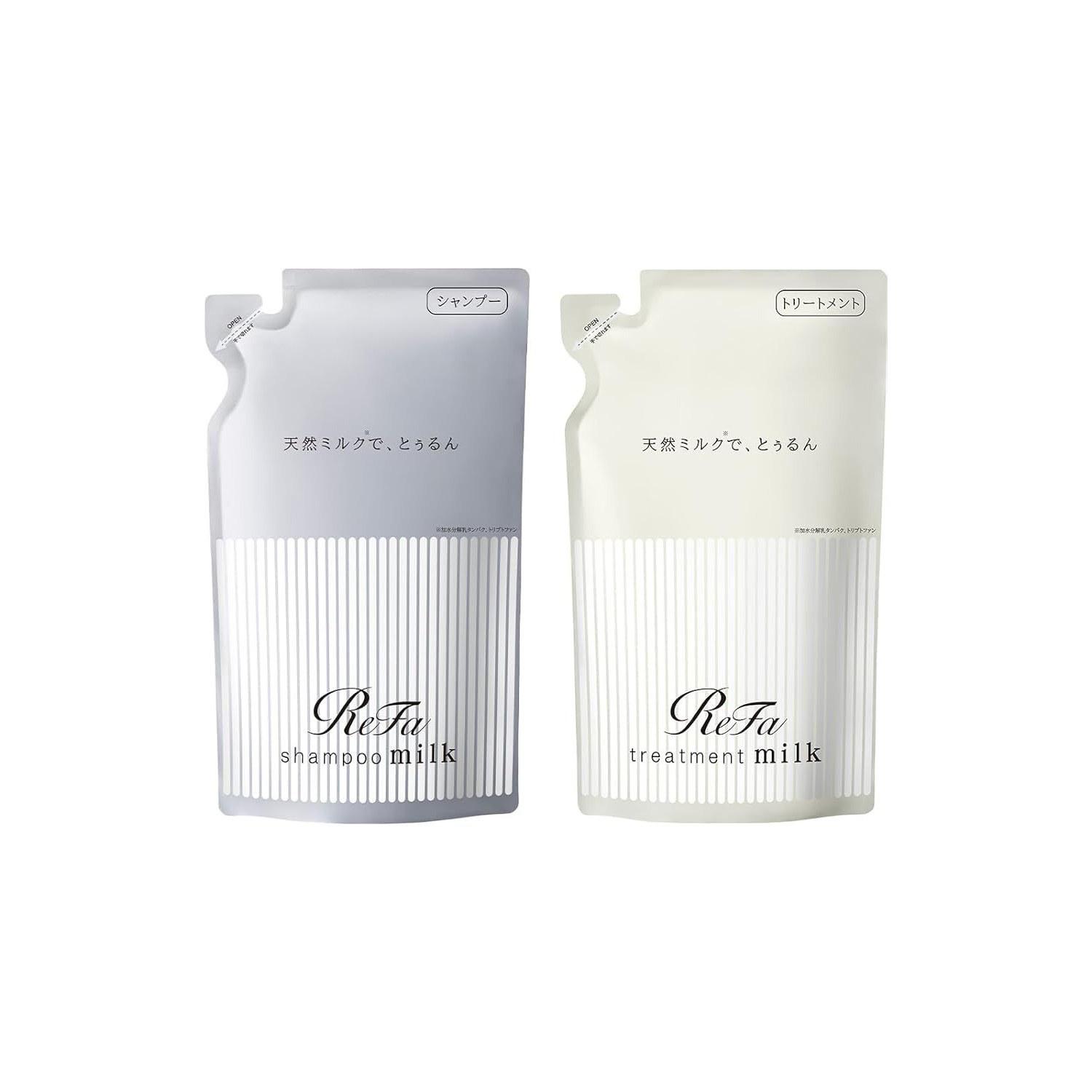 ReFa MILK PROTEIN (refill) (White Floral Musk shampoo treatment refill set)