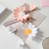 6pcs Daisy Petal Snack Sealing Clips 3D Magnetic Daisy Flower Shaped Plastic Food Clips for Chips Pet Food Kitchen Storage