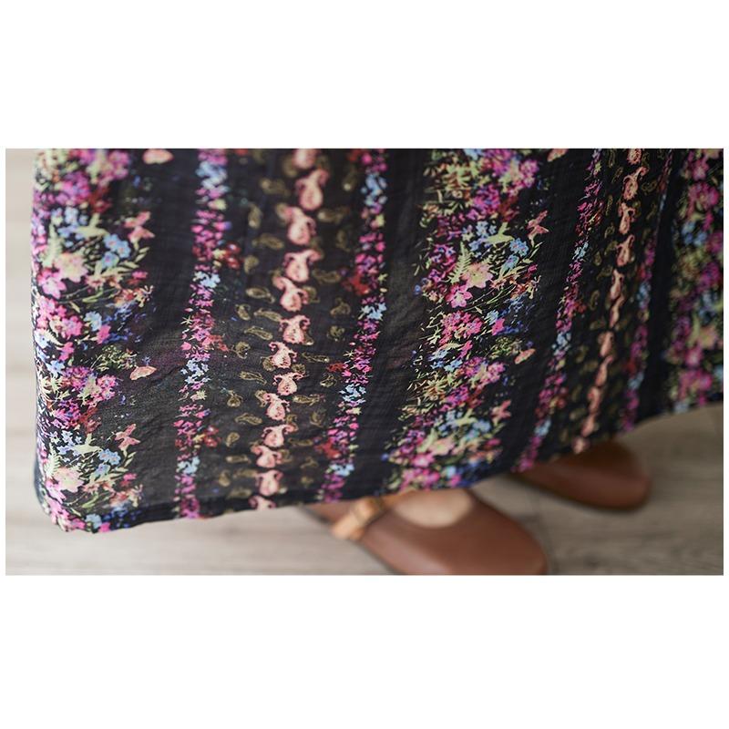 DIMANAF Nouă Rochie de Vară 2025 Mărimi Mari Femei Imprimeu Floral Larg Elegant de Bază Casual Lungă Vintage