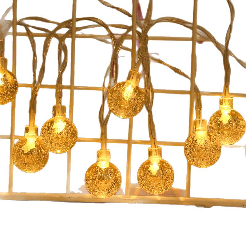 LED Christmas String Lights - Snowflake, Stars & Reindeer Fairy Decor for Holiday Atmosphere