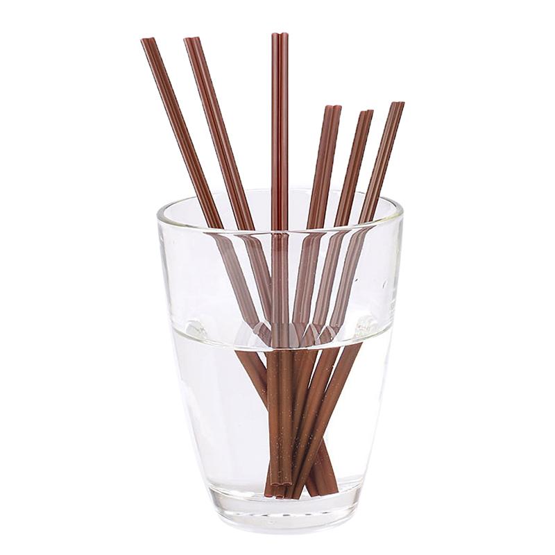 100Pcs 15Cm Disposable Plastic 2 Holes Design Coffee Stir Sticks Birthday Wedding Party Drinking Cocktail Straws Supplies Kitchen Accessories