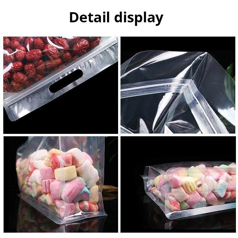 Silikon-Aufbewahrungstasche für Kürbis-Frischhaltetaschen, auslaufsicher, viele wiederverwendbare Reißverschlusstaschen, selbst gestaltete, durchsichtige Handtasche zur Aufbewahrung von Müsli, Snacks und Tee