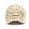 Female Autumn and Winter Hot Diamond Outdoor Warm Cap