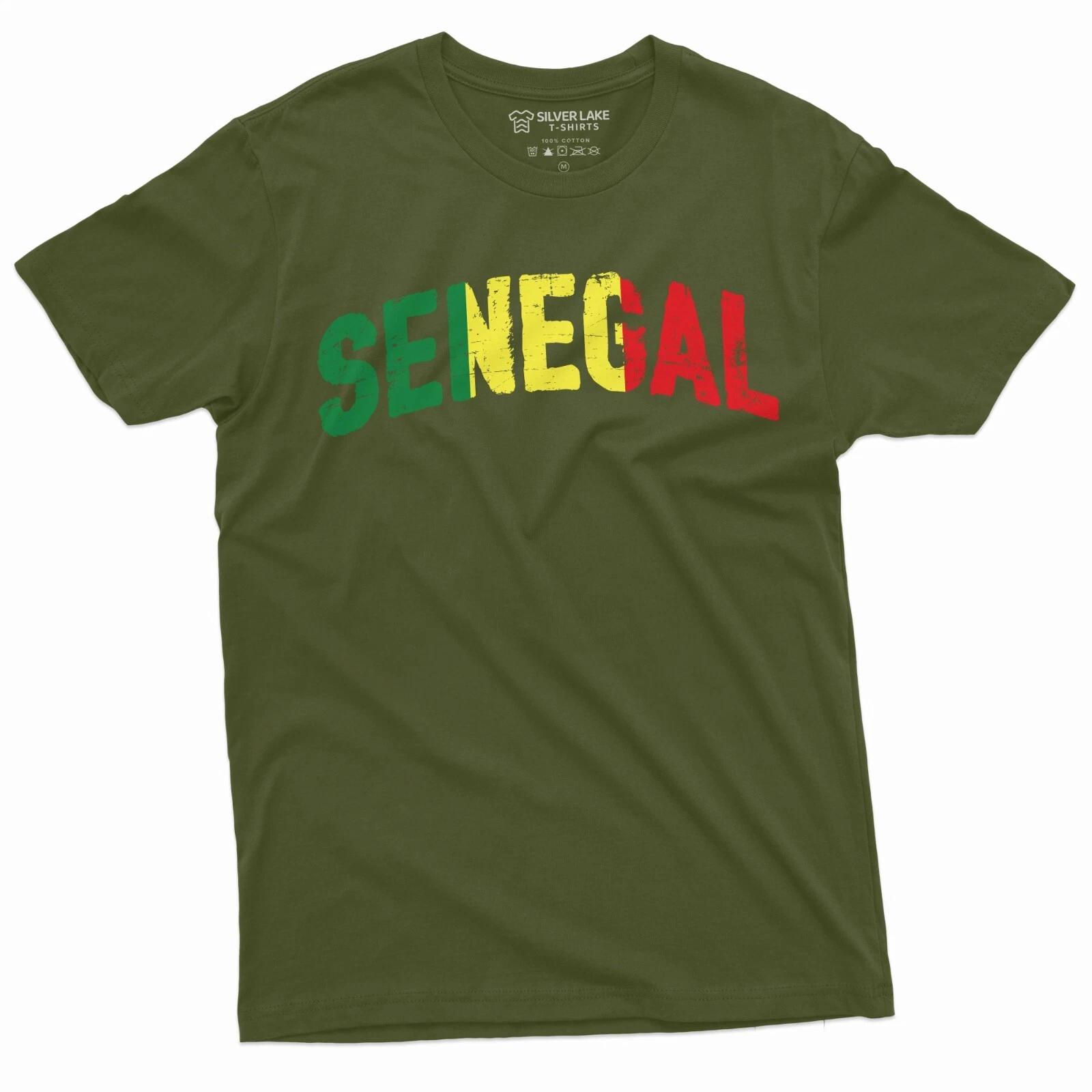 Senegal Flag T-Shirt Senegal Patriotic T Shirt Senegal Team Tee Senegalese Gifts XL