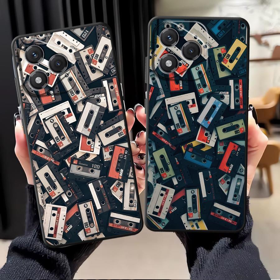 Case for Honor X9c X7a X7 X9 X9a 8X 90 Lite 70 X8 Soft Back Phone Cover Lucky Tape Pattern