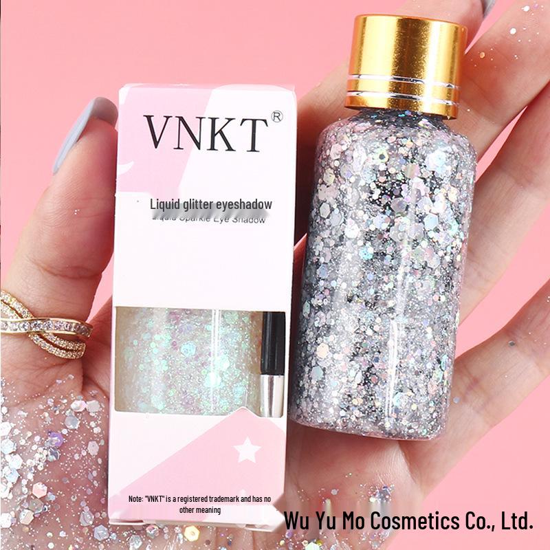VNKT Liquid Glitter Eyeshadow - Super Shiny Sparkly Gel for Stage & Performance Makeup