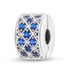 Copper Metal Eye Butterfly Elephant Blue Series Charm Bead Components Bead Components Compatible With Authentic Original Pan Bracelet High Quality