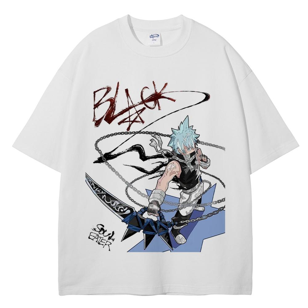 2025 Manga Soul Eater T Shirt MAKA ALBARN SOUL EATER Tshirt Men Women Clothes High Quality Cotton Summer Short Sleeve Tee Shirt