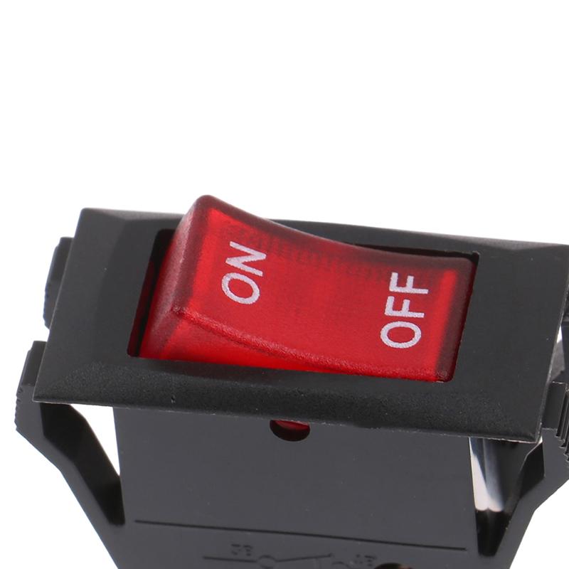 4Plug Power Rocker Switch Rf-1009 16A Control Switch With Led Light For Rongfeng On/Off/I/O Switch