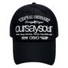 Oursaysour Lettering Logo Ball Cap Black