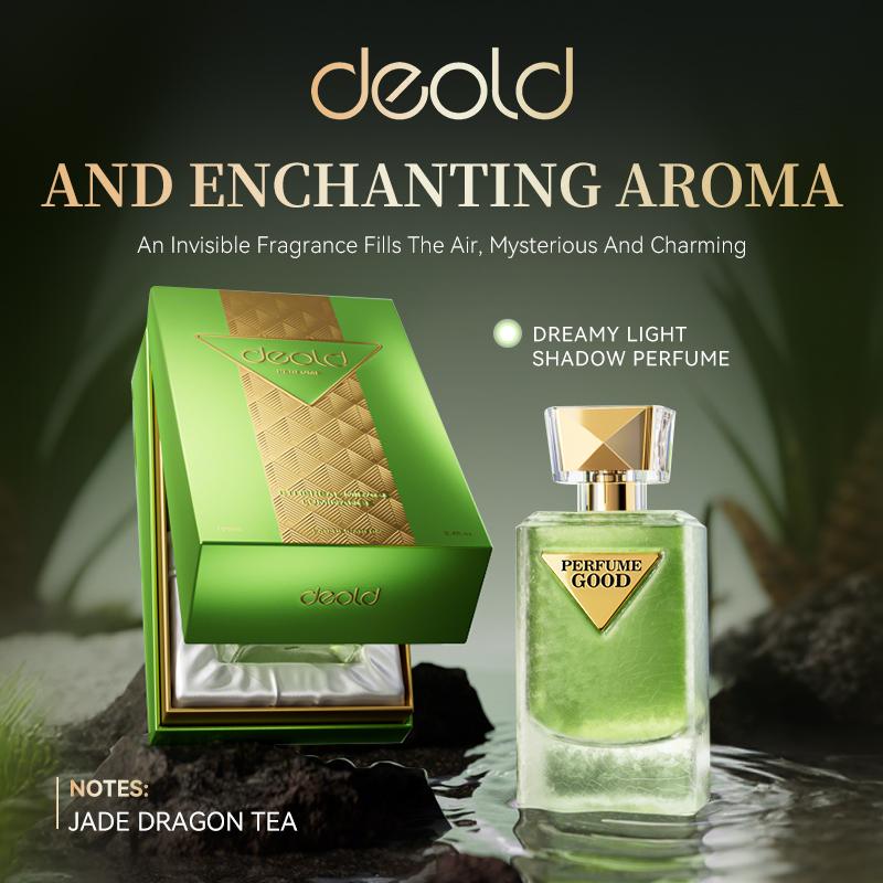 High End Unisex Perfume for Men Women – Long Lasting Asian Tea Scent with Amber Note 30ml 30ml зелёный