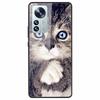 Tempered Glass Case For Xiaomi 12 Pro Cover Hard Shockproof Cases for Xiaomi Mi 12X 12 Lite Pro Funda 12Pro Coque Luxury Wolf