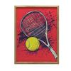 Poster Tennis Passion Poster Tennis Passion, 30X40 Cm, Frame Wooden Light Oak, Paper Matte 230 Gsm