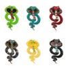 Cobra Rhinestone Snake Brooches Animal Snake Lapel Pin Vintage Zodiac Snake Brooch  Men