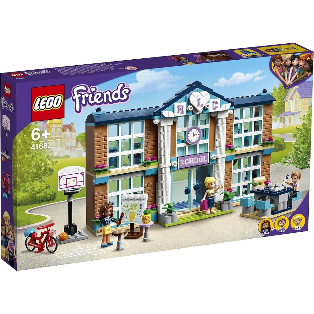 LEGO Friends Heartlake City School Set 41682 Building Blocks Toy for Girls Age 6 and Up