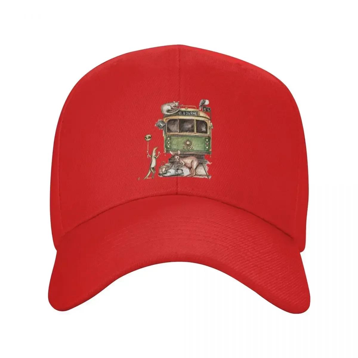 Melbourne Tram Baseball Cap Gentleman Hat Streetwear Mens Hats Womens