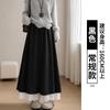 Womens High-Waisted Wide-Leg Cropped Skort Pants 2026 Loose Comfortable Casual Trousers Petite