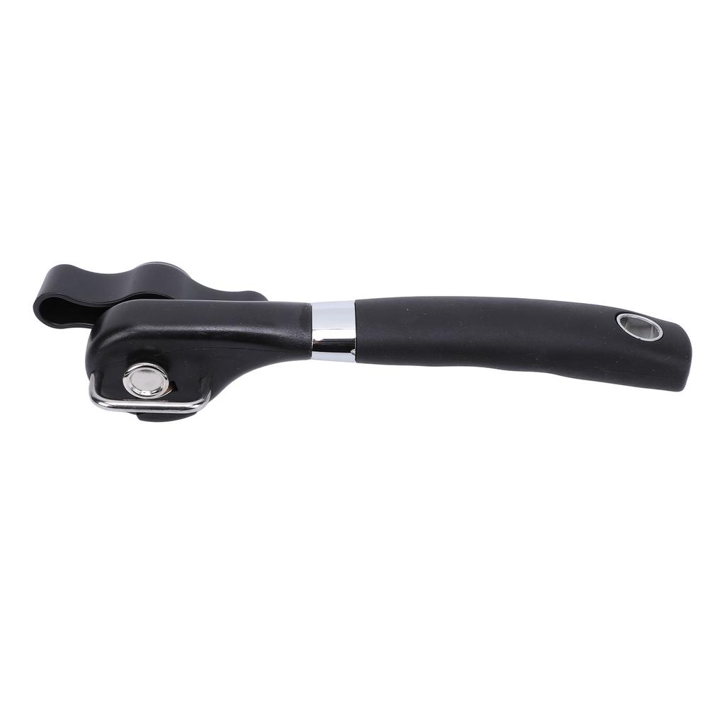 Manual Can Opener Ergonomic Non Slip Handle Slick Edges Stainless Steel Hand Held Can Opener
