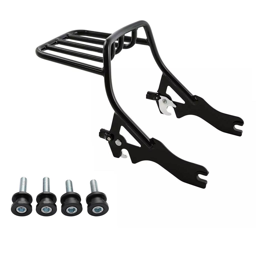 Motorcycle Two-Up Luggage Rack For Harley Heritage Classic Softail Street Bob Deluxe 2018-2025