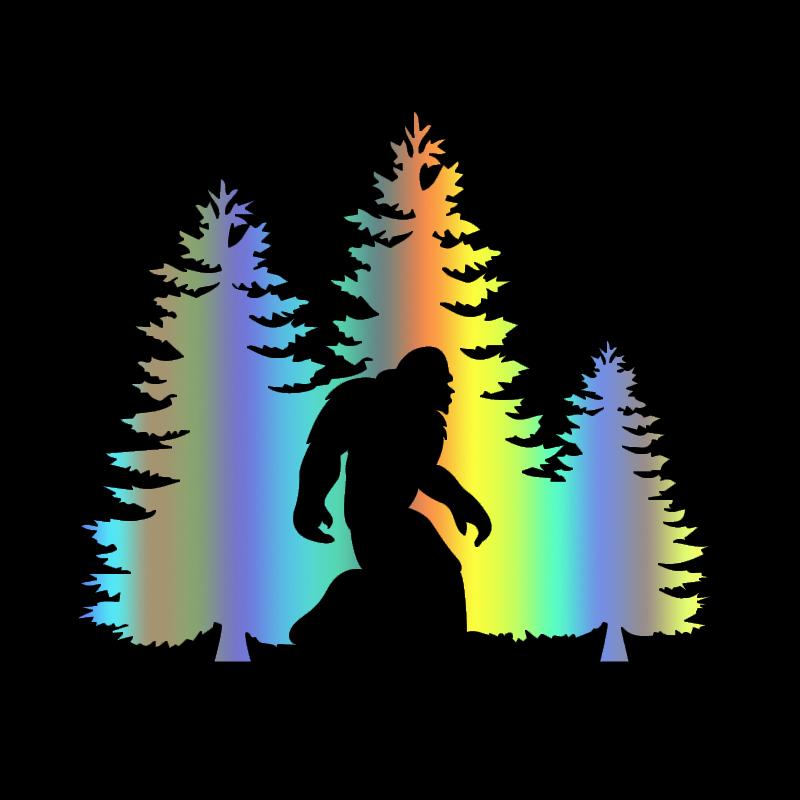 

JT06 # Деревья Лес Автомобильная наклейка Водонепроницаемая виниловая наклейка Автомобильные аксессуары Декор 15x13cm разноцветный