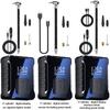 Mini Car Air Pump Precise Inflation Portable Car Air Compressor LED Lighting Digital Automobile Tire Pump for Motorcycle Bicycle