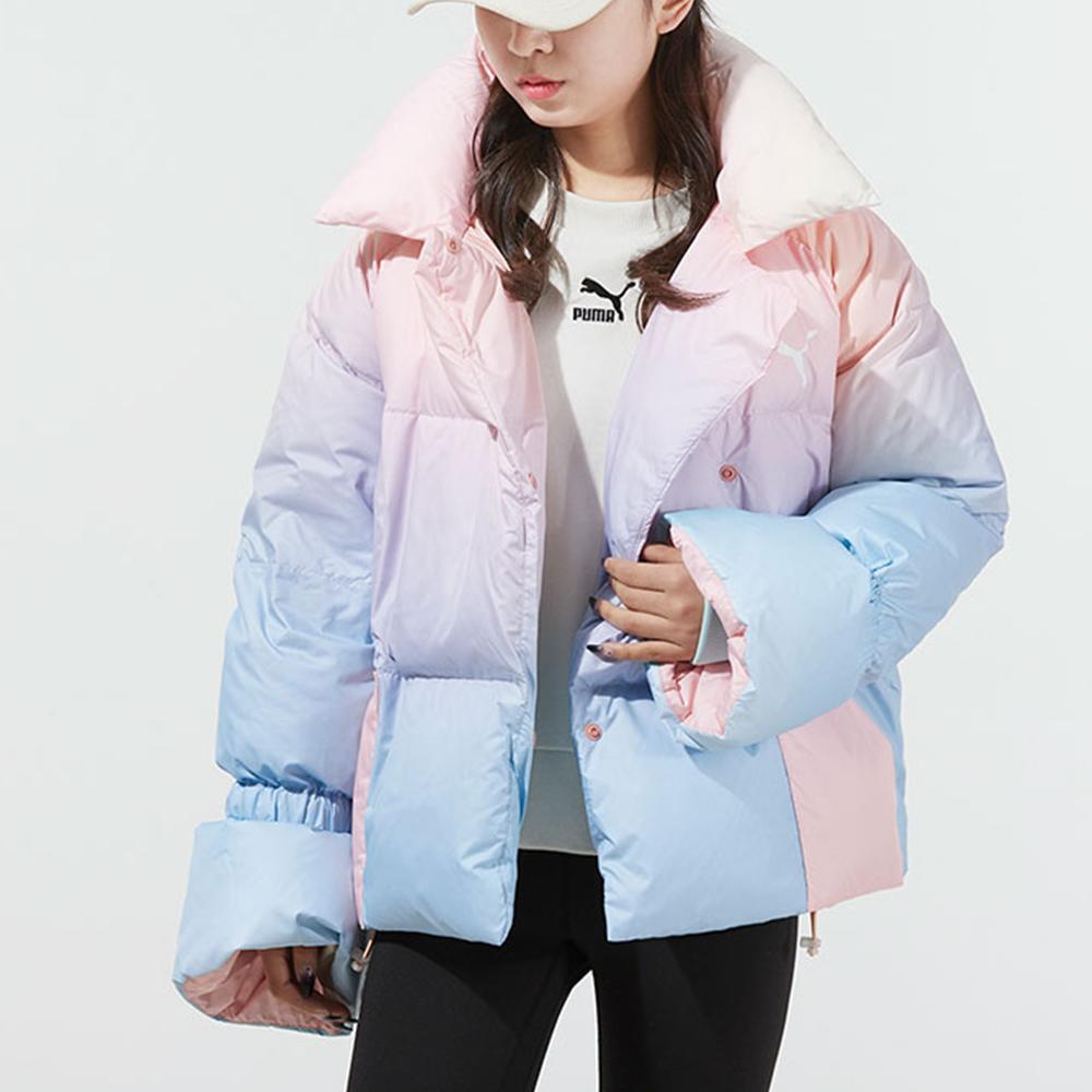 PUMA Gradient Loose Warm Down Jacket Winter Women's Sky Blue