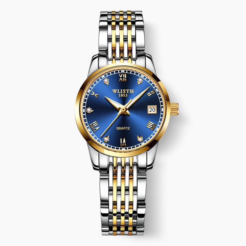 Wolis Men's Waterproof Quartz Stainless Steel Automatic Watch