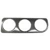 Carbon Fiber AC Switch Knob Frame Cover Trim Deco For Toyota Corolla 2014-2018