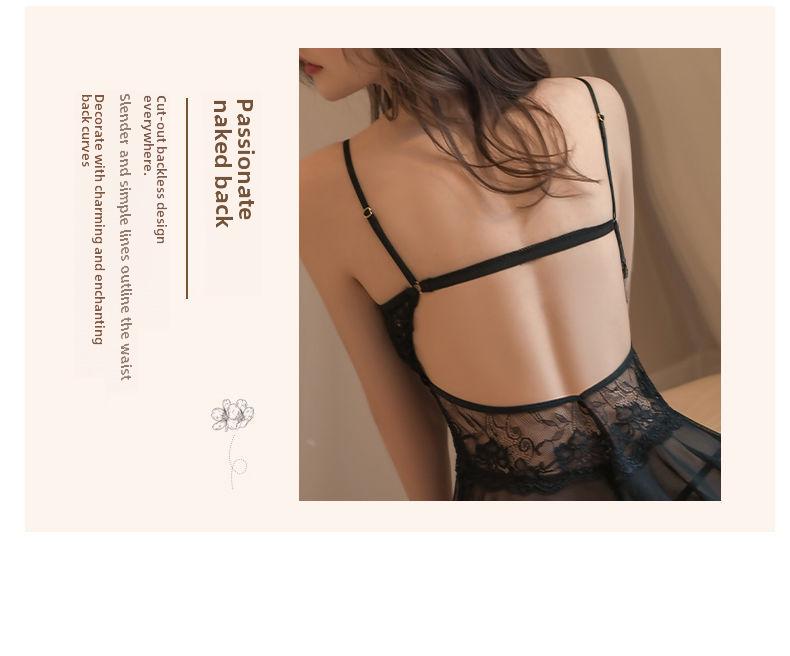 The Violent Consort's Lingerie: Passionate Flirt Nightgown Set for Enhanced Small Busts - Sexy Sleepwear for Women