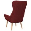 Recliner Chair Fabric Wine Red