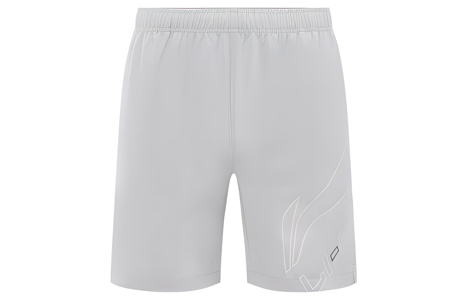 Li Ning Casual Shorts Men s Light Gray Moderate AAPT057-3 L