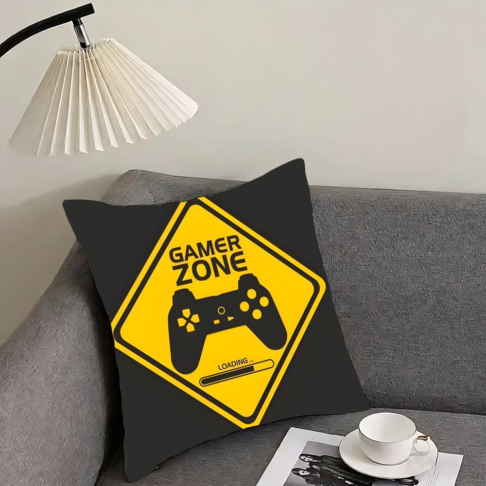 Game handle Cushion Cover Reversible Plush Pillow Cover – For car, sofa, bedroom, perfect as a gift.
