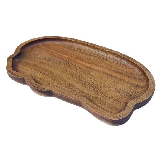 Japanese Style Wood Serving Tray Cheese Board Charcuterie Board Coffee Trays Rectangular Round Platter