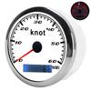 GPS Speedometer Pointer Tachometer Digital IP67 Waterproof with Antenna Universal for Car Truck Boat 9‑30V DCWhite