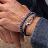 Pig & Hen Lobster Larry Bracelet - Navy X Silver