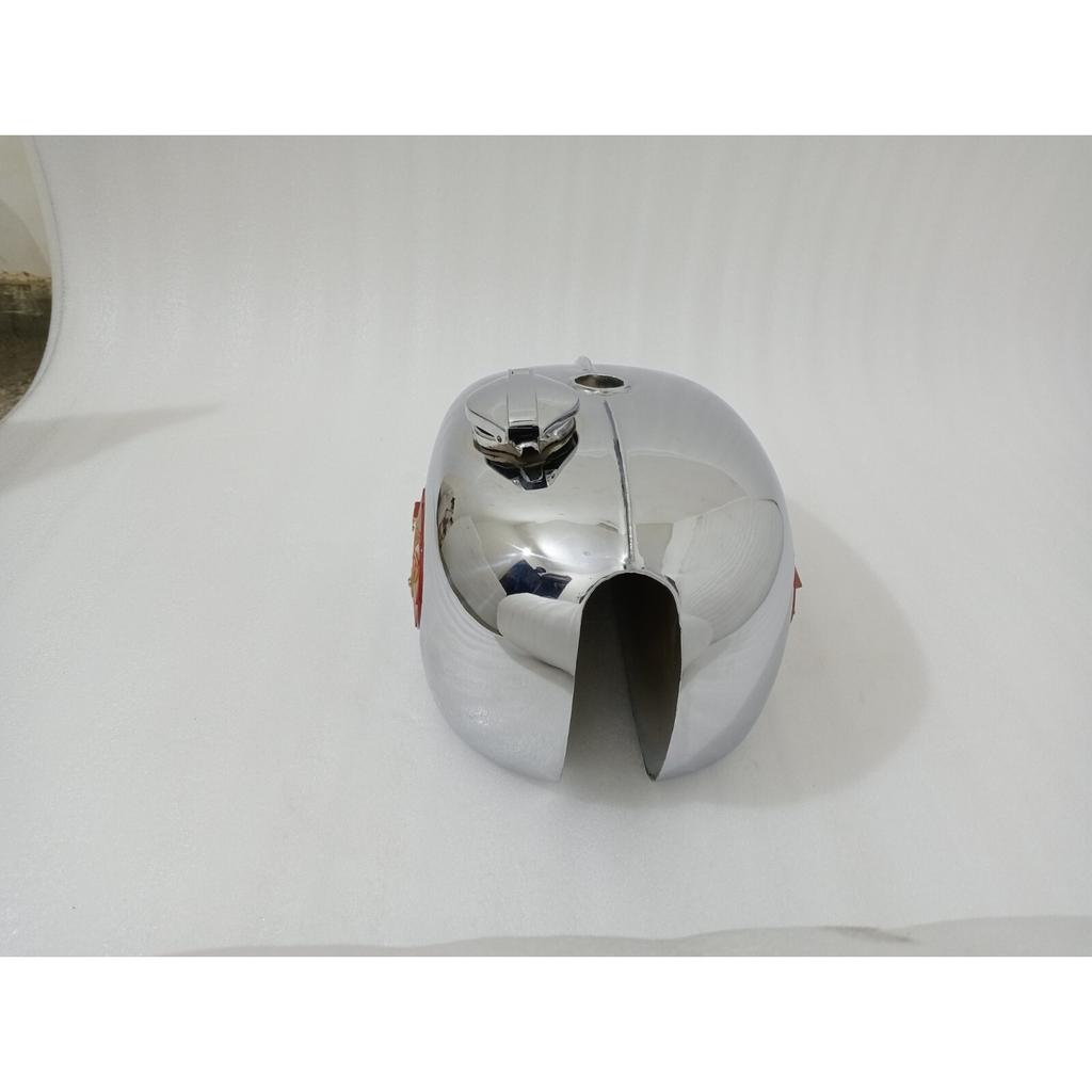 BSA A65 2 Gallon Aluminium Alloy Gas Fuel Tank + Cap +Side Badges |Fit For