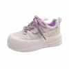 thick-soled muffin little white shoes women's height-increasing niche board shoes 2025 super hot new spring and summer casual sports shoes