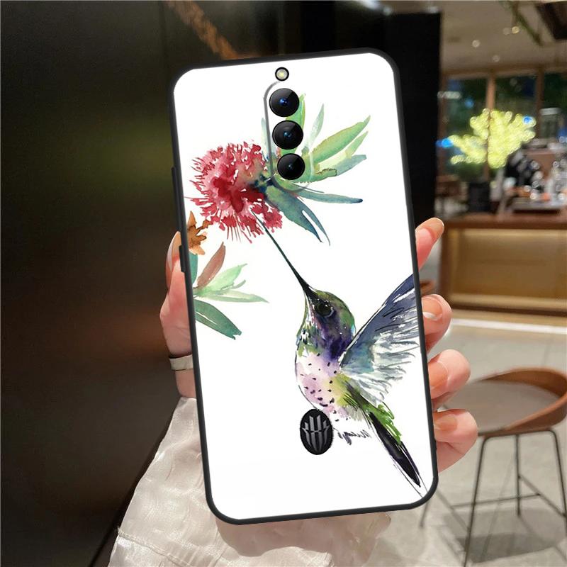 Hummingbird Case For ZTE Nubia Red Magic 11 10 8 8S 9 9S 10S Pro Plus 6 7 6S 7S For RedMagic 10 Air Cover