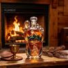 High Borosilicate Glass Bottle Sasquatch Foot Whiskey Bottle, Shaped Wine Container Decorative Liquor Decanter for Home Kitchen Bar Parties