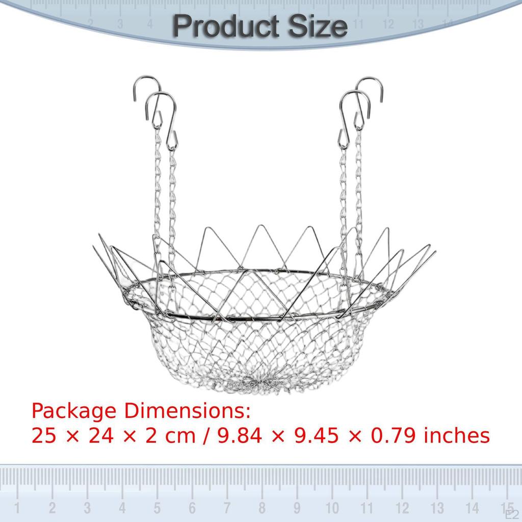 Adjustable Planter Insert for Pots Plant Support Decoration with 4 Hooks Party Tall Round