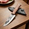 Professional Boning Knife Stainless Steel Curved Blade Kitchen Knife Cutter for Meat, Poultry, Fish Deboning & Trimming
