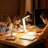 LED Desk Lamp Touch Control Foldable Table Lamp 3 Color Stepless Dimmable Bedside Light for Living Room Dorm Home Office