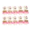 10pcs/set Plush Animal Mini Bear Flower Bouquet Foam Bear Cartoon Bouquet Doll  Girl Birthday Gift
