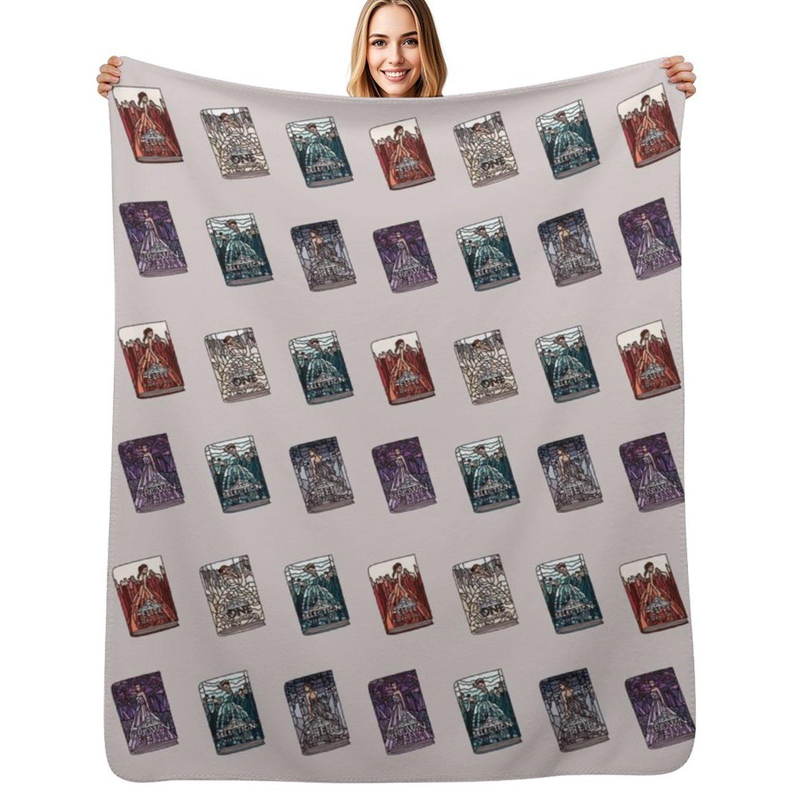 The Selection books Throw Blanket Men s Soft Warm Throw Blanket for Couch Size: 75*100cm, Weight: 230 GSM